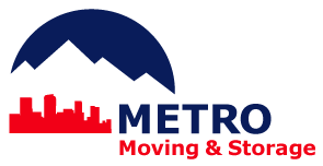 logo for metro moving and storage